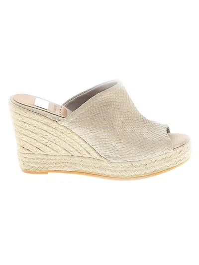 Pre-owned Kanna Wedges In White