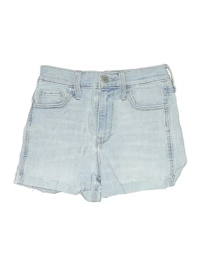 Pre-owned Hollister Denim Shorts In Blue
