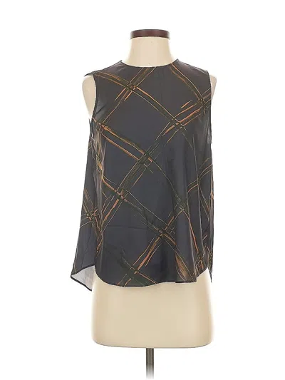 Pre-owned Banana Republic Factory Store Sleeveless Blouse In Gray