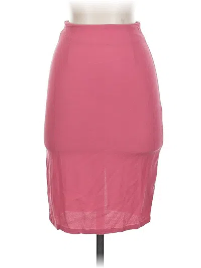 Pre-owned Reformation Formal Skirt In Pink