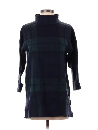 Pre-owned Tahari Turtleneck Sweater In Blue