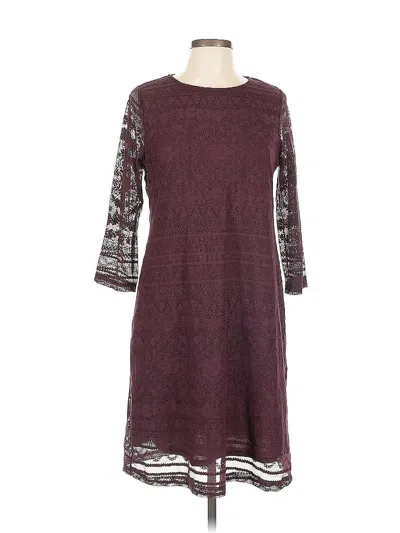 Pre-owned Verse Casual Dress In Burgundy