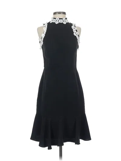 Pre-owned Shoshanna Cocktail Dress In Black