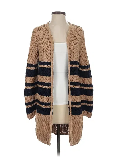 Pre-owned Talbots Cardigan Sweater In Brown