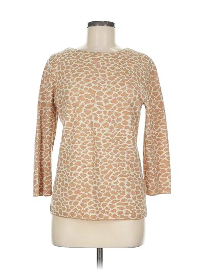 Pre-owned Talbots Wool Pullover Sweater In Brown