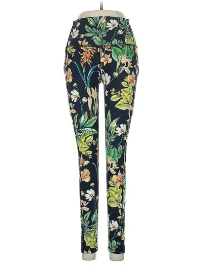 Pre-owned Ododos Leggings In Green