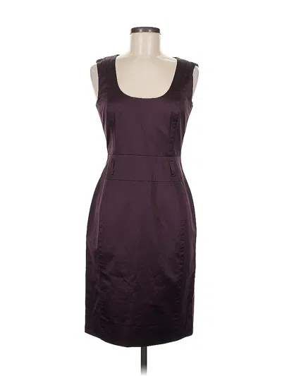 Pre-owned Boss By Hugo Boss Cocktail Dress In Burgundy