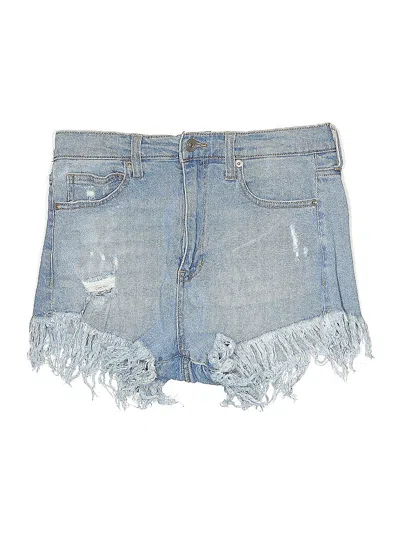 Pre-owned Fashion Nova Denim Shorts In Blue