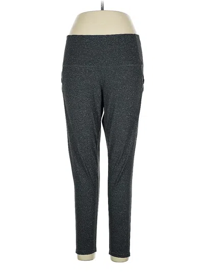 Pre-owned Adrienne Vittadini Active Pants In Gray