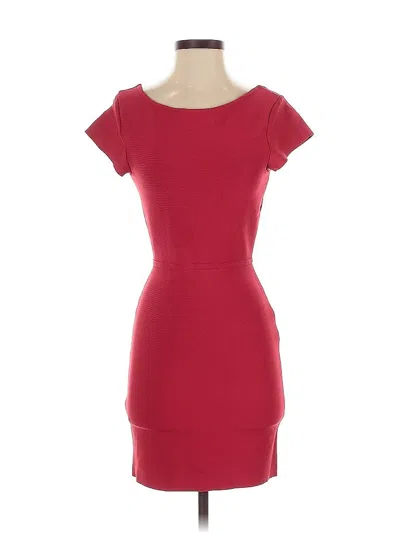 Pre-owned Bcbgmaxazria Cocktail Dress In Red