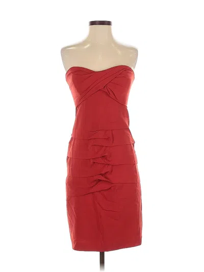 Pre-owned Nicole Miller Cocktail Dress In Red
