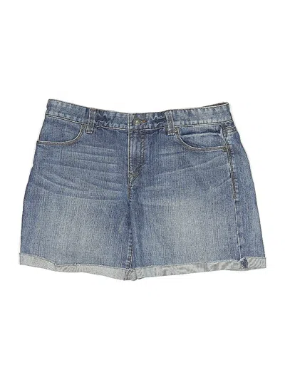 Pre-owned Ann Taylor Loft Outlet Denim Shorts In Blue