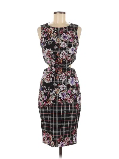 Pre-owned Nicole Miller Cocktail Dress In Black