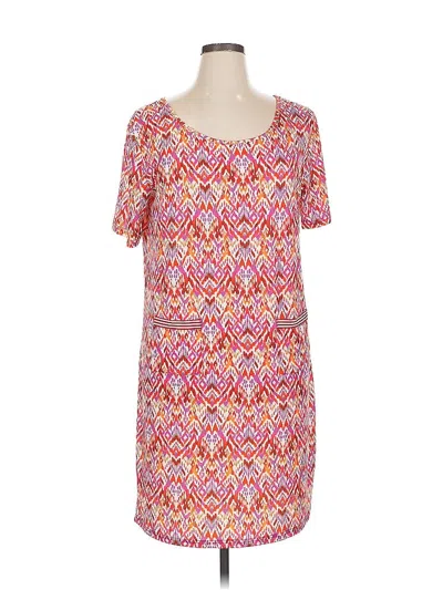 Pre-owned Top It Off Casual Dress In Pink