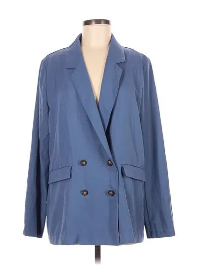 Pre-owned Adore Me Kimono In Blue