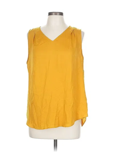 Pre-owned Banana Republic Factory Store Sleeveless Blouse In Yellow