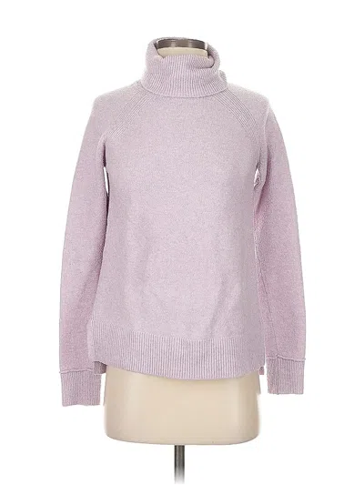 Pre-owned Tahari Turtleneck Sweater In Purple