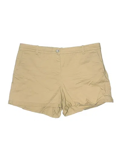 Pre-owned New York And Company Khaki Shorts In Brown