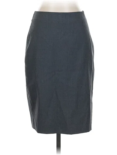 Pre-owned Ann Taylor Factory Formal Skirt In Gray
