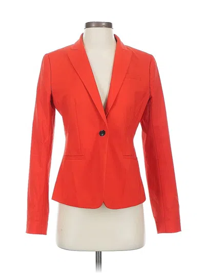 Pre-owned Banana Republic Wool Blazer Jacket In Red