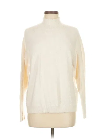 Pre-owned Marled By Reunited Turtleneck Sweater In White