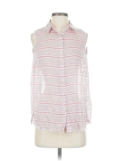 Pre-owned Beachlunchlounge Sleeveless Button Down Shirt In Pink