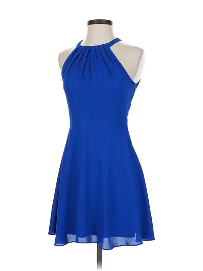 Pre-owned Express Cocktail Dress In Blue