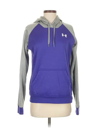 Pre-owned Under Armour Pullover Hoodie In Purple
