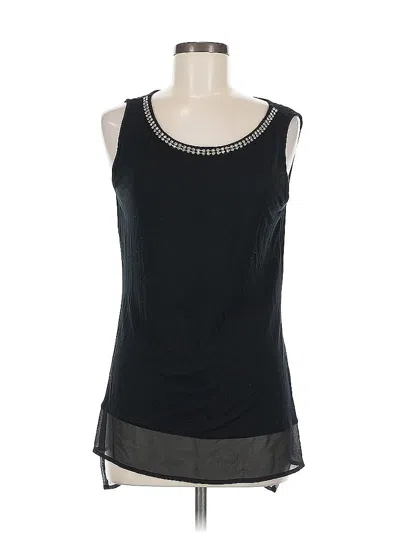 Pre-owned Belldini Sleeveless Top Black Scoop Neck Tops