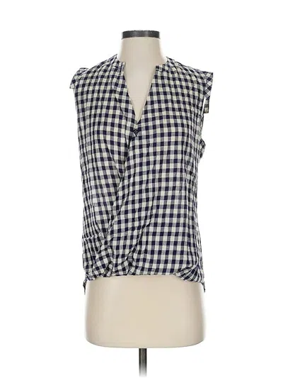 Pre-owned 11.1. Tylho Sleeveless Blouse In Blue