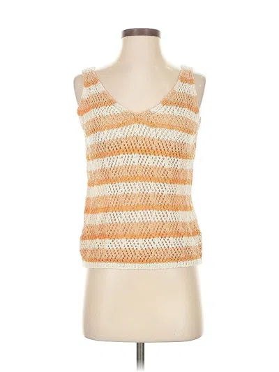 Pre-owned Esqualo Sweater Vest In Orange