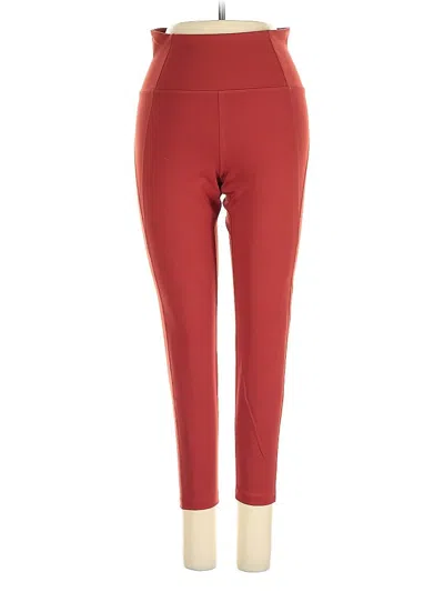 Pre-owned Girlfriend Collective Active Pants In Brown