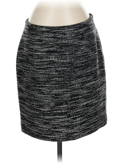 Pre-owned Ann Taylor Factory Casual Skirt In Silver