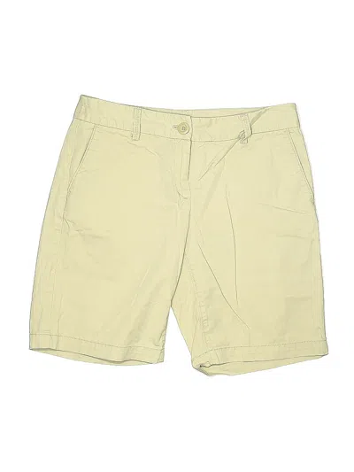 Pre-owned Ann Taylor Loft Outlet Khaki Shorts In Yellow