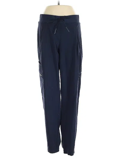 Pre-owned Athleta Track Pants In Blue