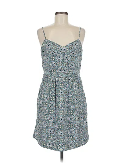 Pre-owned J.crew Factory Store Casual Dress In Blue