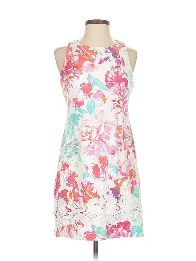 Pre-owned Eliza J Casual Dress In White