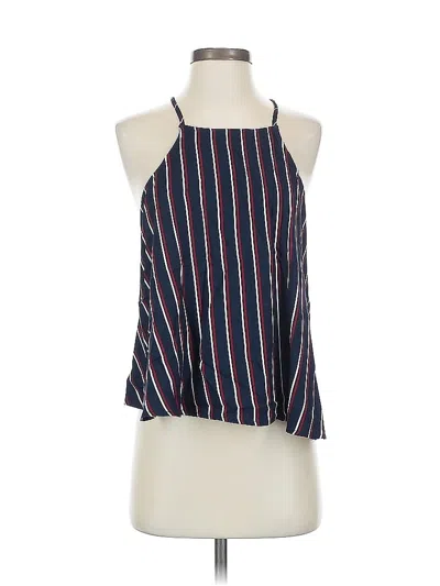 Pre-owned Hollister Sleeveless Blouse In Blue