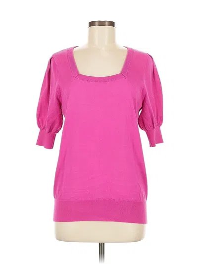 Pre-owned Dkny Cardigan Sweater In Pink