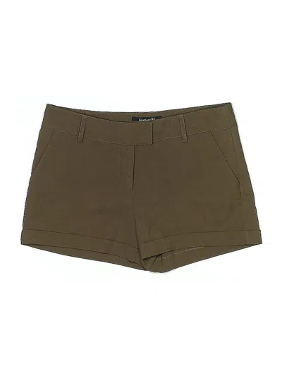 Pre-owned Forever 21 Khaki Shorts In Brown