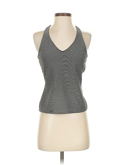 Pre-owned Heart Soul Tank Top Gray Halter Neckline Tops