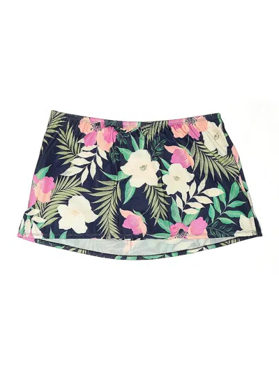 Pre-owned Lane Bryant Casual Skirt In Green