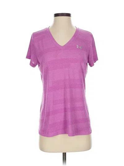 Pre-owned Under Armour Active T-shirt In Purple