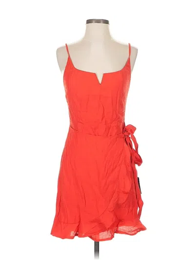 Pre-owned Lulus Cocktail Dress In Orange