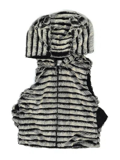 Pre-owned Widgeon Kids' Faux Fur Vest In Gray