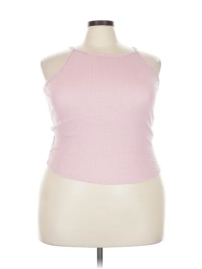 Pre-owned Torrid Sleeveless Top Pink Halter Neckline Tops