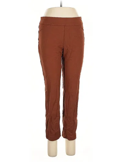 Pre-owned Charter Club Active Pants In Brown