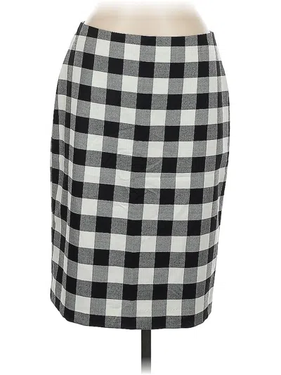 Pre-owned Ann Taylor Factory Formal Skirt In Gray