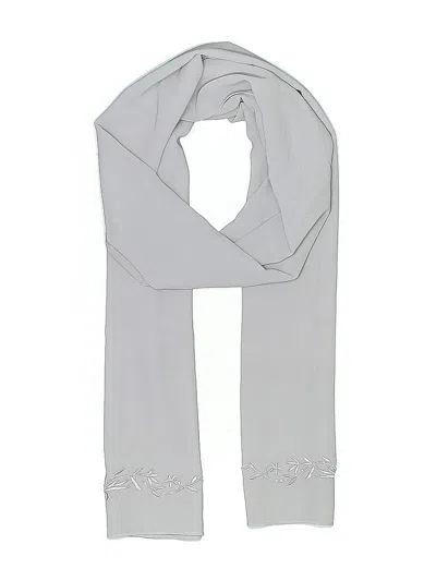Pre-owned Unbranded Scarf In Gray
