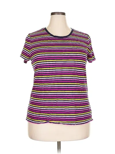 Pre-owned Gap Short Sleeve T-shirt In Purple